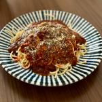 肉みそパスタ