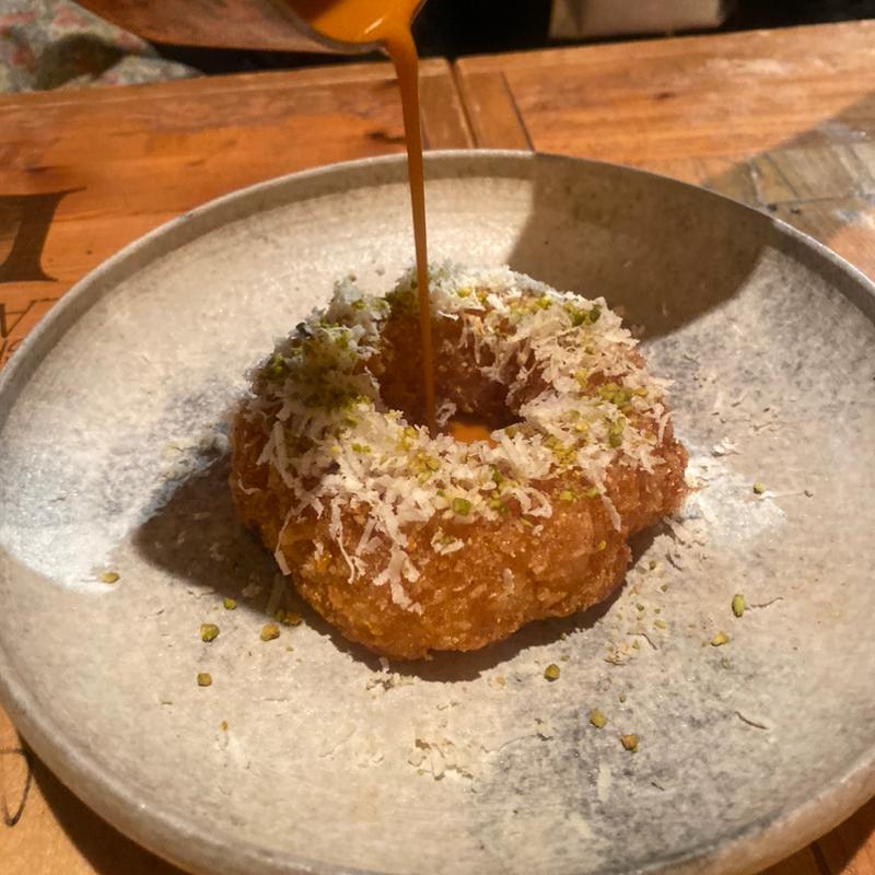 海老ミンチのカツレツ(イタリアン Gli Scampi（リ スカンピ）飯田橋)