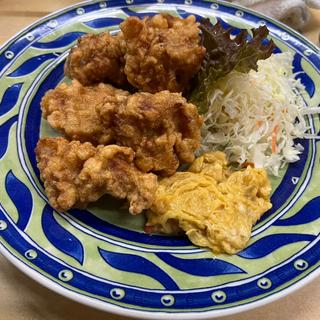 豚肉の天ぷら定食(中華工房 山庄（やましょう）)