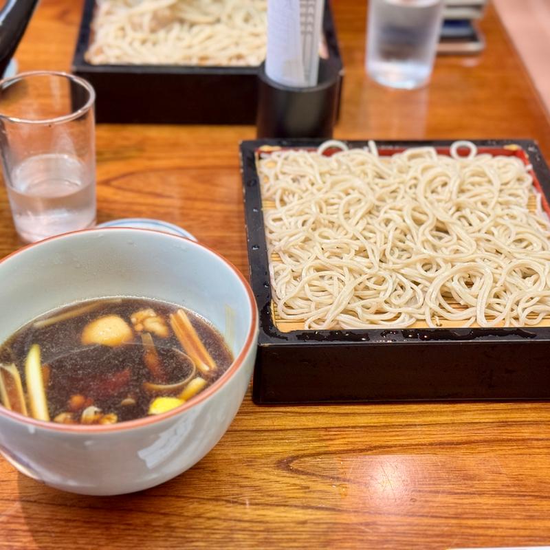 かしわせいろ(浜町藪そば)