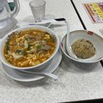 豚辛ラーメン　チャーハンジャストサイズ(餃子の王将 草加店)