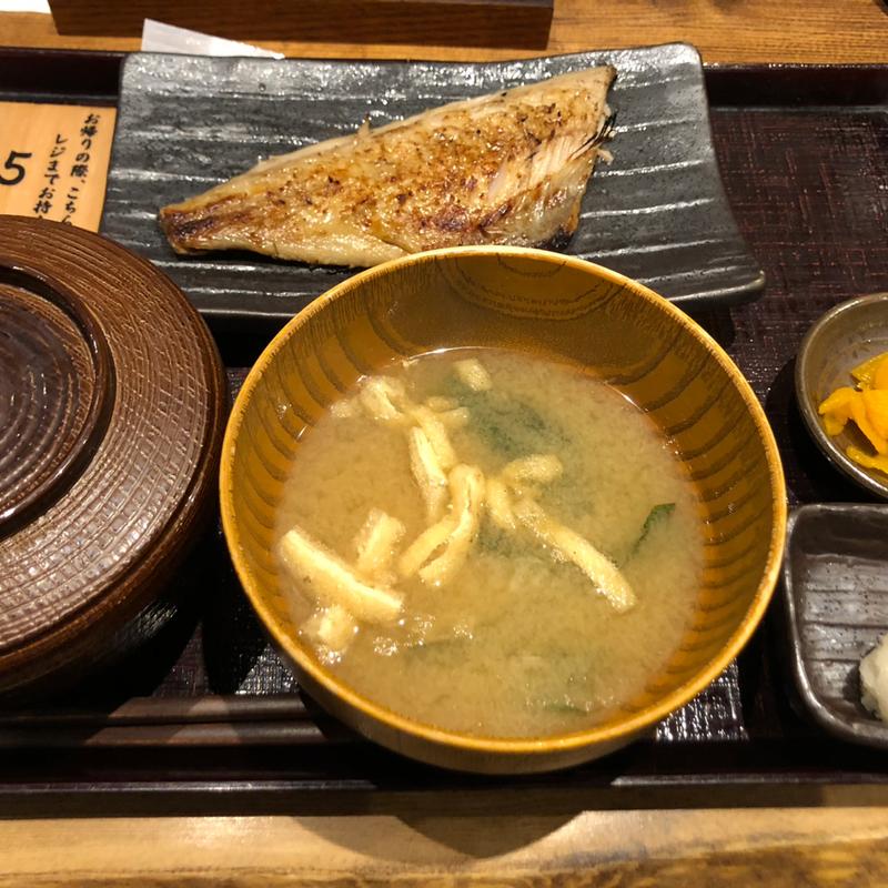 とろほっけ味噌漬け定食(越後屋 文左衛門)