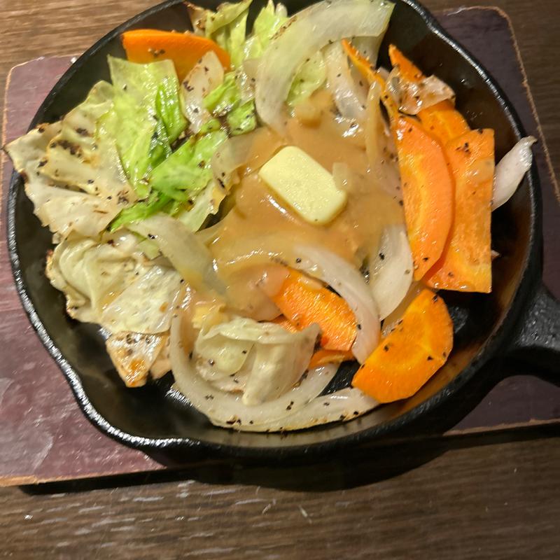 鮭のちゃんちゃん焼き(蕎麦切り くろ)