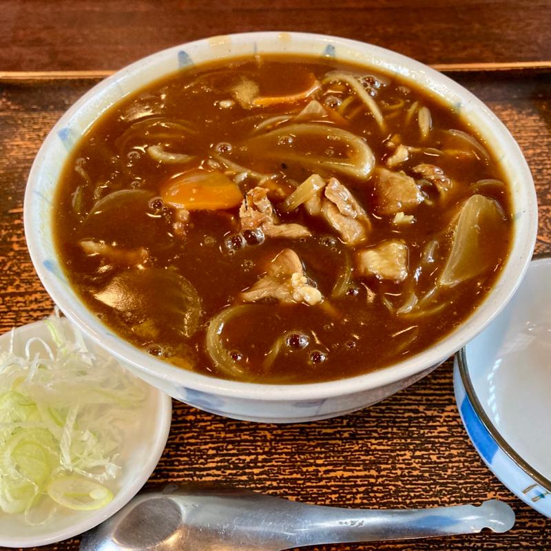 カレーそば(かめや)