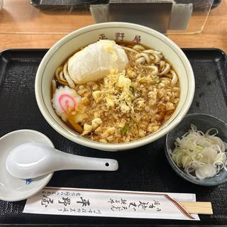 たぬきうどん　餅入り(平野屋)