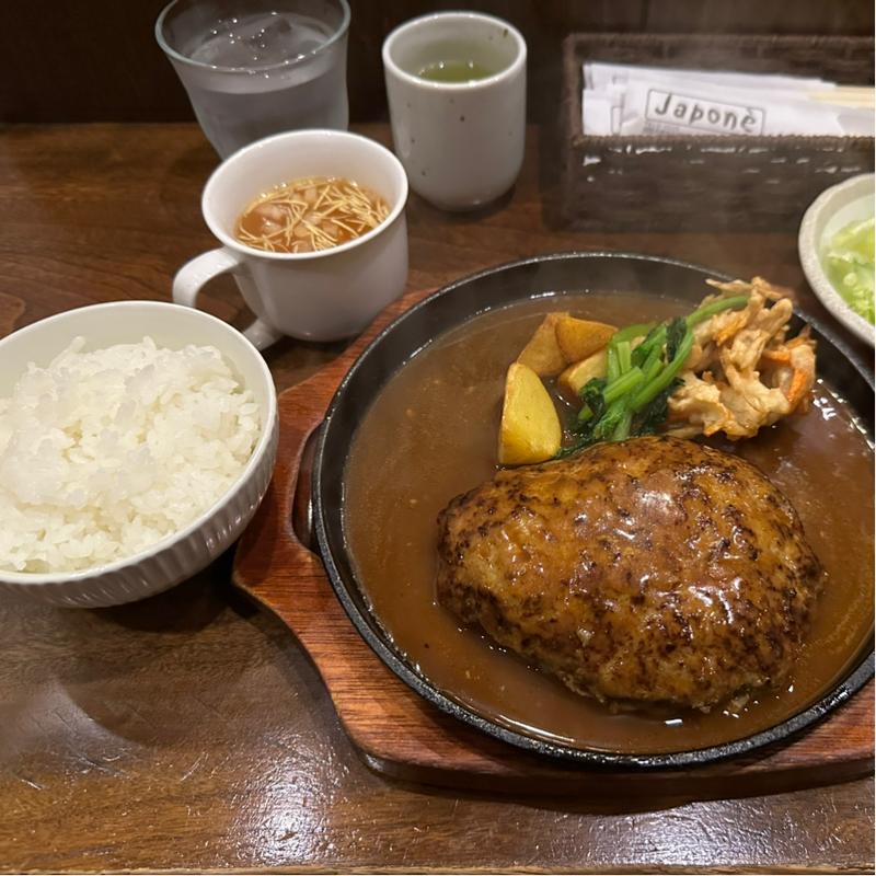 デミグラスソースハンバーグ(ジャポネ)