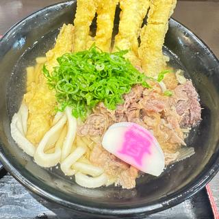 肉ごぼ天うどん(資さんうどん 戸島店)