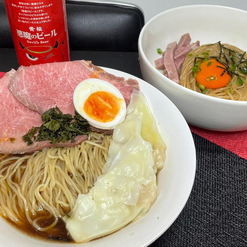 煮干ソバ＋和え玉(守谷SA (上り))