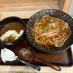 カレーセット温そば(生そば玉川 錦糸町駅前店)