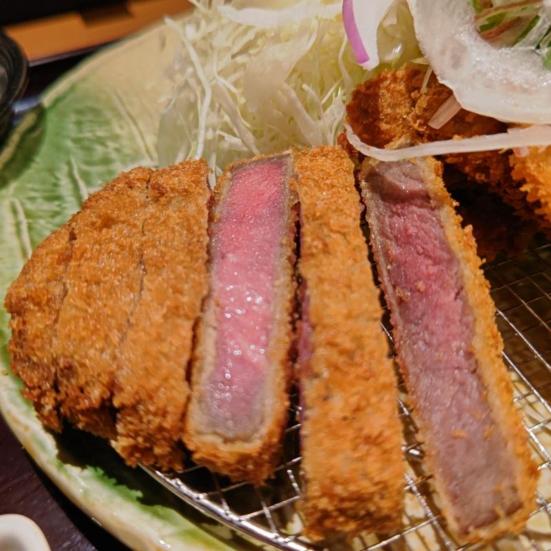 牛サーロインカツ(牛カツ京都勝牛 コレットマーレみなとみらい店)