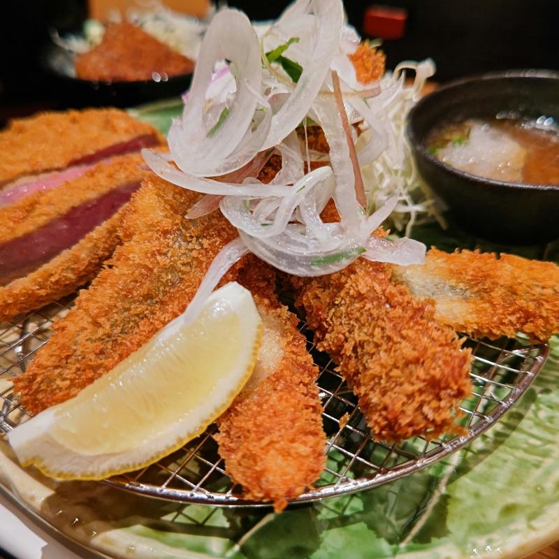 秋刀魚カツ(牛カツ京都勝牛 コレットマーレみなとみらい店)