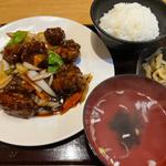 黒酢鶏(日本橋焼餃子 茅場町店)
