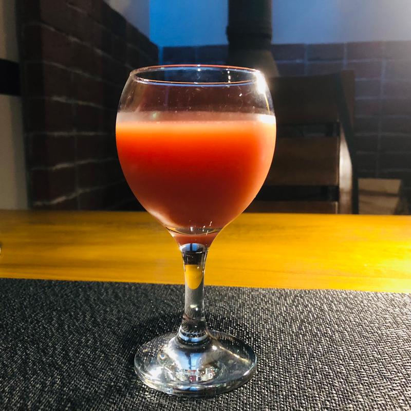 ブラッドオレンジジュース(リストランテ 松本)