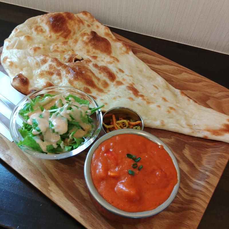 チキンバターマサラカリーセット(ガネーシャ古川店)