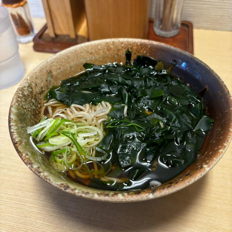 わかめそば(えきめんや 横須賀中央店)