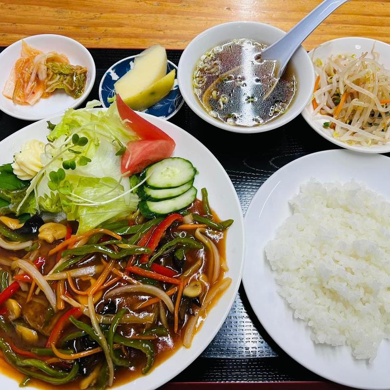 中華ハンバーグ定食(裕裕 )