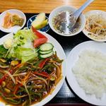 中華ハンバーグ定食