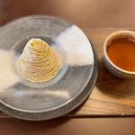 モンブランデセル ほうじ茶付き