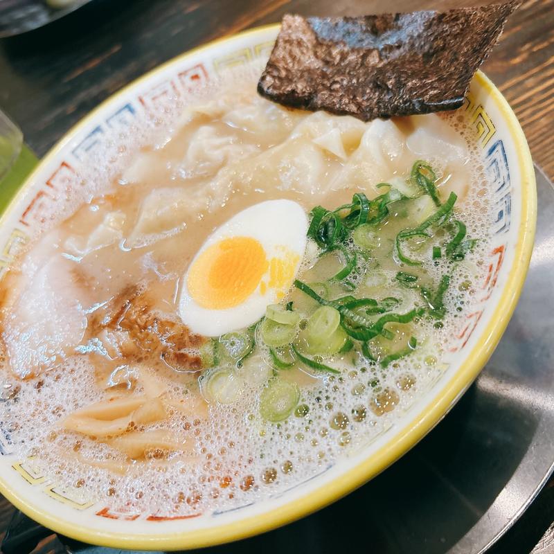昔ワンタンメン(大砲ラーメン 本店)
