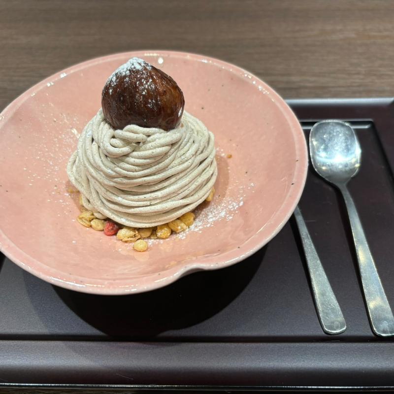 渋川栗のモンブランアイス(サガミ 守山大永寺店)