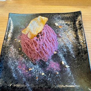 紫芋モンブラン