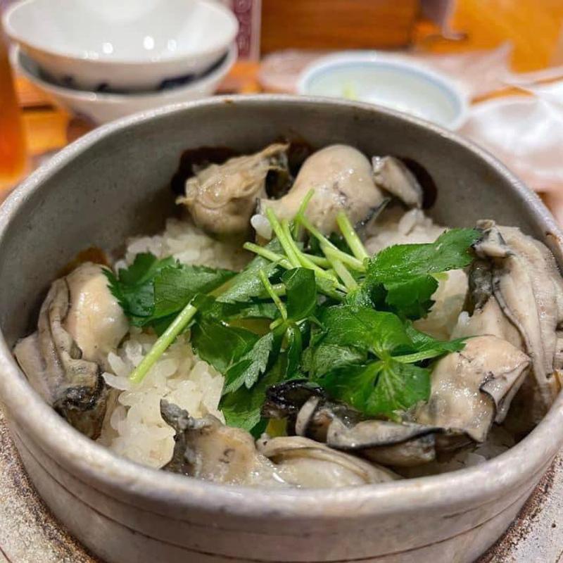 カキ釜飯(鳥ぎん 銀座本店)