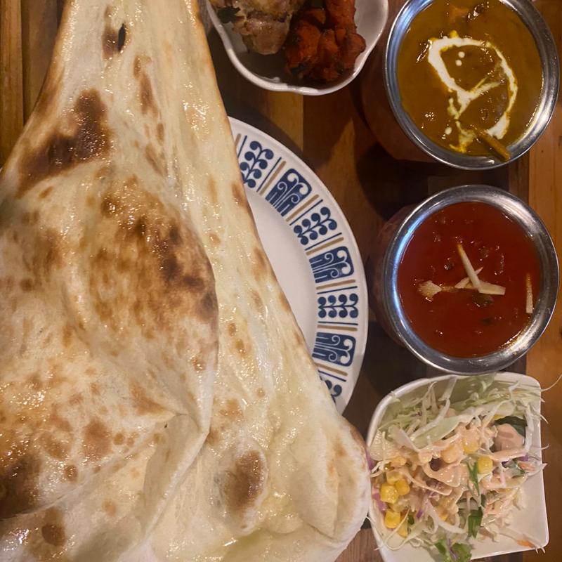 ダブルカリーセット( ネパールレストラン ビスターレビスターレ 旭川店)