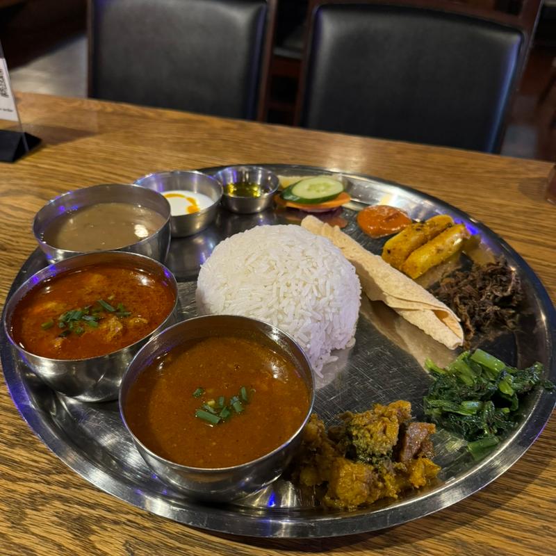 カスタマンダップスペシャルタカリセット(ネパール民族料理 カスタマンダップ 大塚駅 （Kashthamandap）)