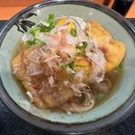 きつね月見そば(今庄そば 福井駅改札外店)