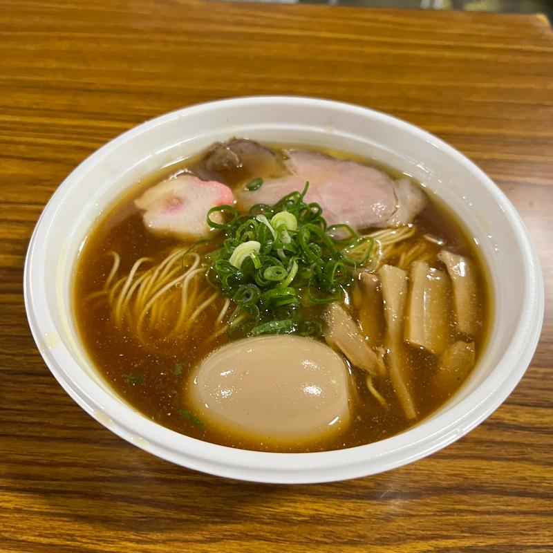 名古屋コーチンと煮干しの醤油そば(春日井まつりラーメン横町2024)(麺乃はる)