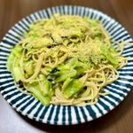 青唐辛子とキャベツのペペロンチーノ