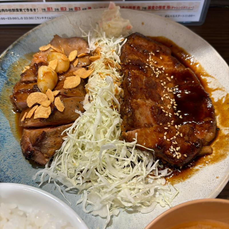 合盛定食 二色(豚屋 鳥山)