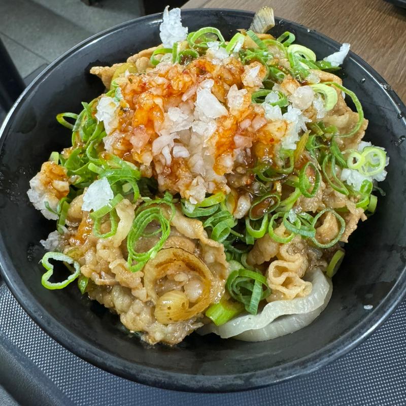 ピリ辛鬼おろしすた丼(伝説のすた丼屋 亀戸店)