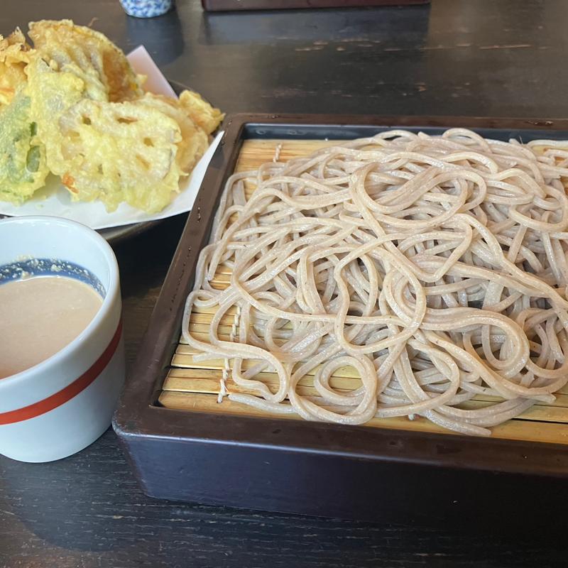 天せいろ➕くるみだれ(軽井沢 川上庵 本店)