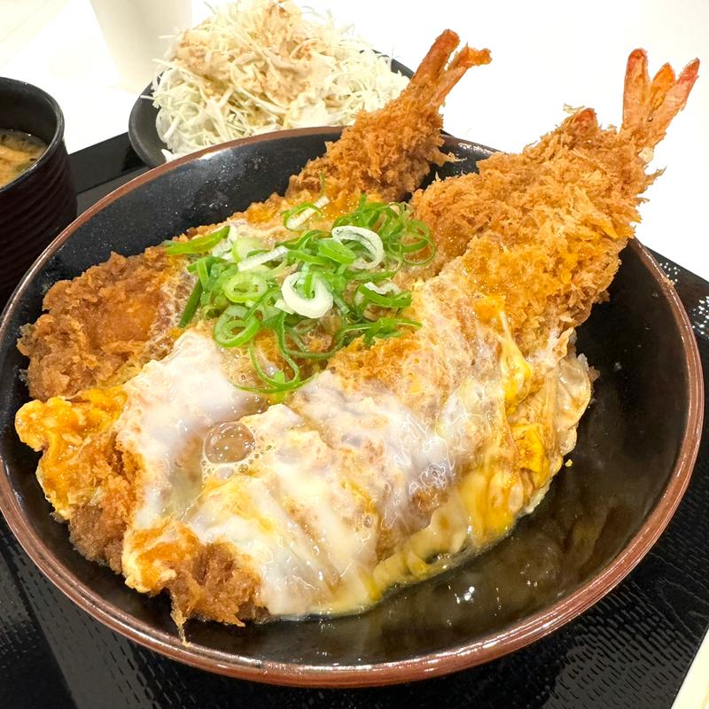 えびとじ丼3本セット(豚屋とん一イオンモール茨木)
