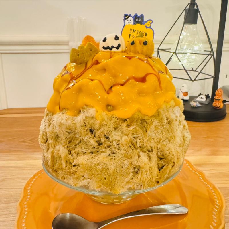 かぼちゃとほうじ茶のハロウィンパーティー(Muffin & Bowls cafe CUPS　マフィン&ボウルズ　カップス)