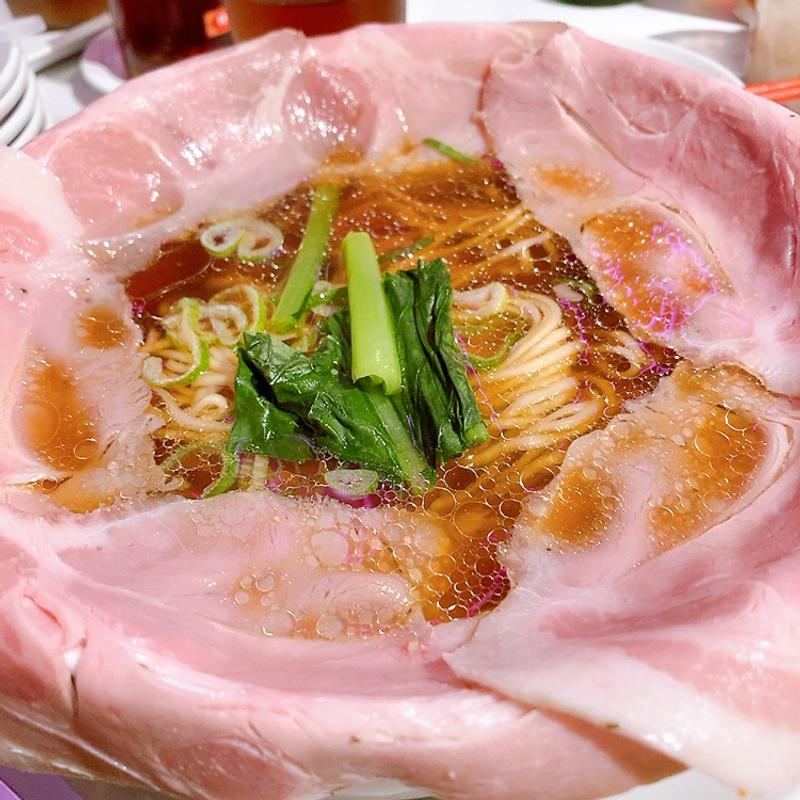 レアチャーシュー麺(香港夜市)