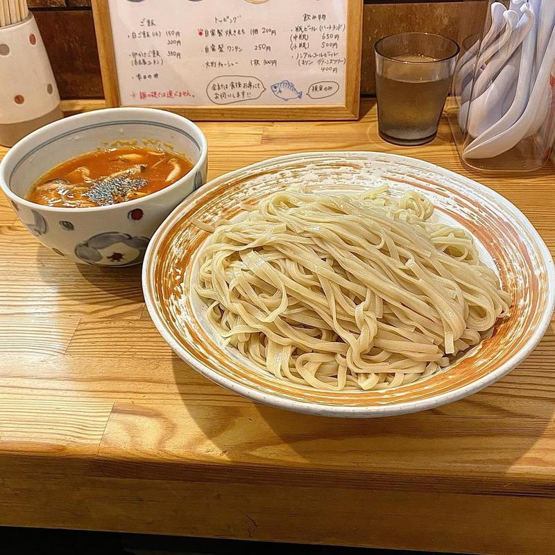 豚バラと帆立のトマトつけ麺 麺500g(らーめん 彩哲 ～isato～)
