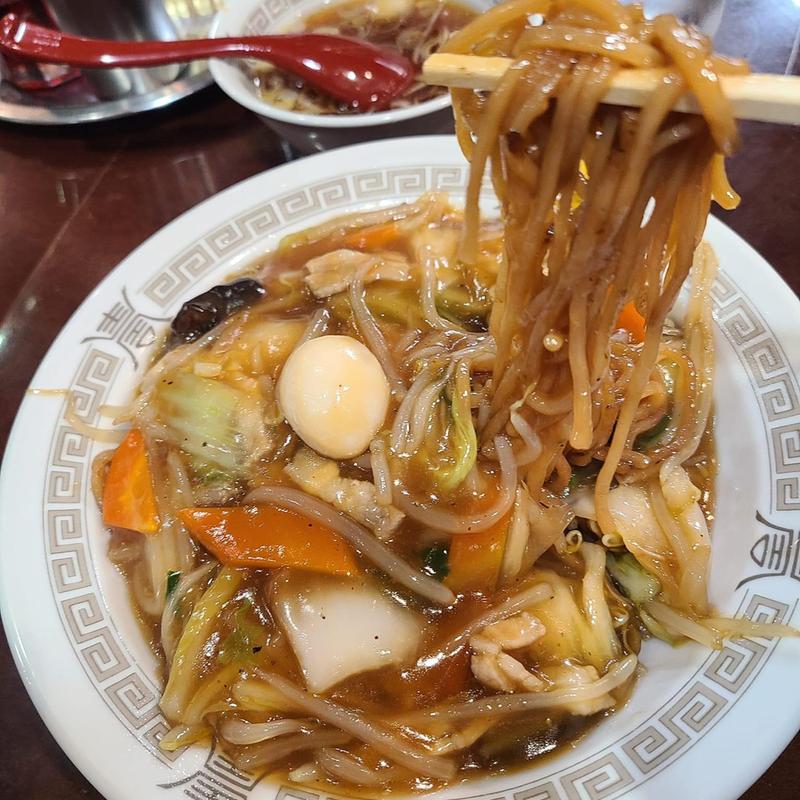 五目あんかけ焼きそば(銀座亭 )