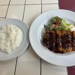 厚切りジューシービーフカツランチ