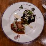 和牛ほほ赤ワイン煮込み、うずらロースト