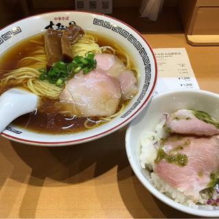 中華そば　ローストポーク丼セット(中華そばすみ田 仙台駅前店)