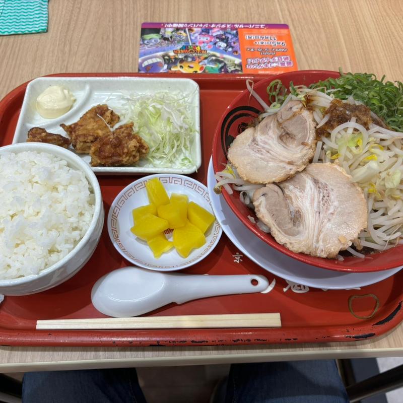 にんにく背脂漆黒醤油らーめん(ラーメン魁力屋 イオンモール岡崎店)