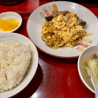 豚肉ときくらげ玉子炒め定食(中華食堂一番館 西武新宿駅前店)