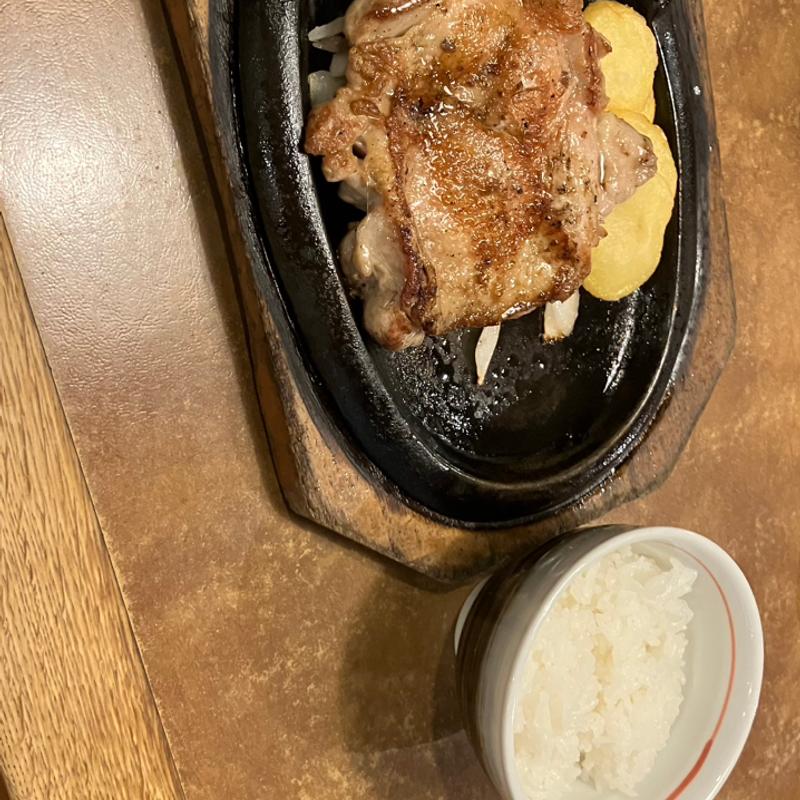 炭焼きチキンステーキブロンコセット(ステーキハウス ブロンコビリー豊橋北山店)