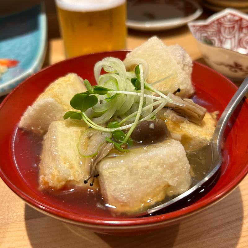 揚げ出し豆腐(三重の寿司 魚魚乃)