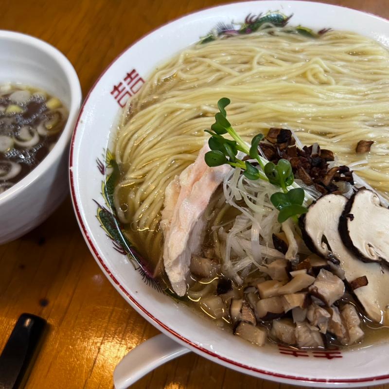 まつたけとはまぐりのつけ麺(ふくろう)