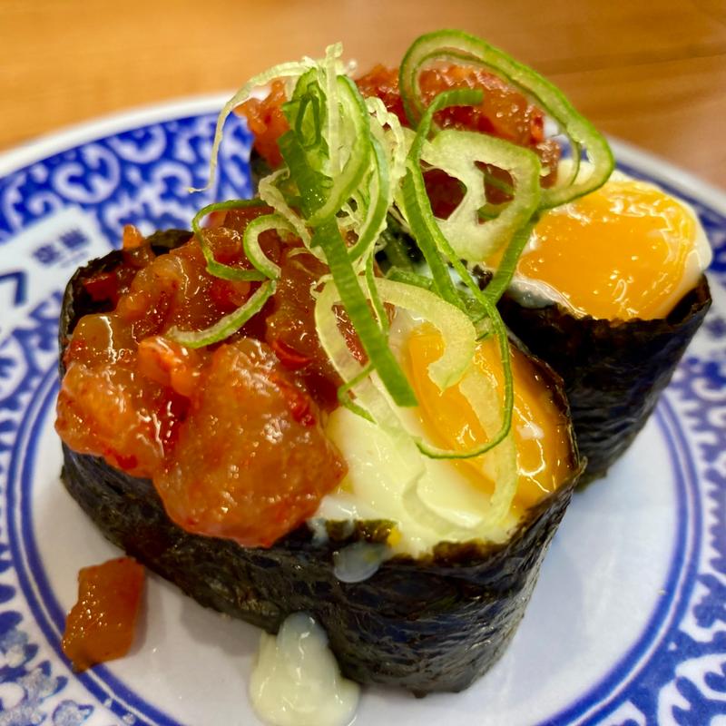 海鮮ユッケ(くら寿司 東向島店)