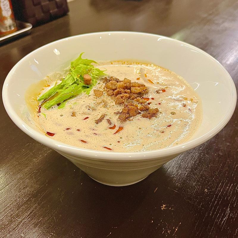 坦々麺(限定)(博多とんこつ 豚の足跡)