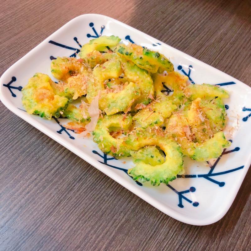 ゴーヤの天ぷら(ハイタニ)